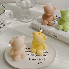 4 件/2 件/1 件新款玫瑰蜡烛（3.93 英寸）/创意小熊香薰蜡烛（2.55 英寸），无烟蜡烛/礼品装饰，礼品，生日蜡烛，生日装饰，适用于客厅/卧室/厨房/餐厅的桌面装饰，女士礼物，父亲节/生日/毕业礼物/派对装饰蜡烛，复活节蜡烛，秋季蜡烛，香薰蜡烛，婚礼装饰，粉色蜡烛，卧室装饰，家居装饰。