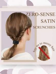 20 chiếc/gói Dây chun buộc tóc nhỏ màu đỏ, chất liệu lụa satin, dây buộc tóc co giãn kiểu Pháp, thích hợp cho mùa hè, đi biển, kỳ nghỉ và các dịp khác, có thể dùng làm dây chun buộc tóc, phụ kiện tóc, dây buộc tóc, v.v. - Nhiều màu - Xem 10