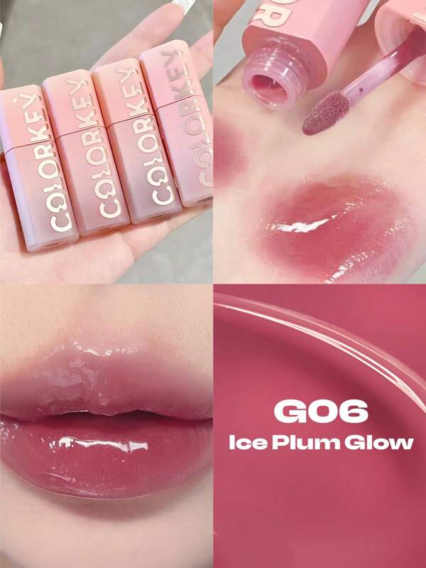 COLORKEY Light Chasing Lip Essence Honey,Liquid Lipstick,Lip Gloss,Long Lasting,Moisturizing Lipstick,High Pigment With Dewy Finish,Non-Sticky,Smudge Proof,Lightweight Feel,Reduce Lip Fine Lines,Christmas Party Graduation Birthday Holiday Summer Fall Autumn Y2K Fancy Fashion Women Makeup Cosmetic Party Beach Travel Camping Outdoors School Campus Trip Festivals Decor Gift Present Rose Girl Cosplay