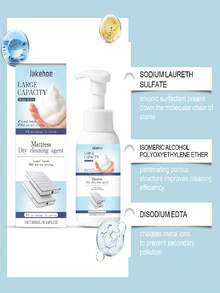 2pcs/Pack Mattress Cleaning Spray, Removes Stains, Dirt, Odors On Mattress, Carpet, Upholstery, Fabric, Clothing, Curtains, Car Interior, Multi-Purpose Cleaner, No Damage To Fabric, Quick Dry Cleaning