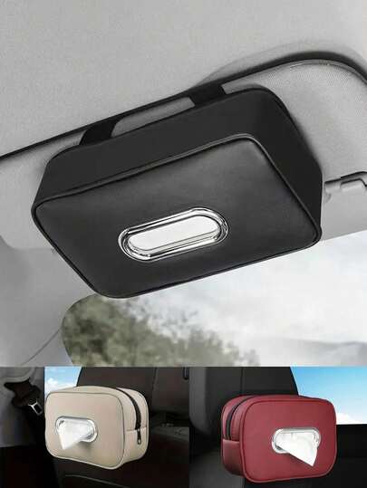 带绑带的汽车纸巾盒、汽车座椅后抽屉、汽车扶手盒、午餐盒