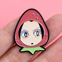 1 pièce/set Broche de fille de dessin animé, Badge NANA, Décoration de vêtements et sac à dos, Accessoires, Épingle de revers en métal, Emblème de sac, Cadeaux pour amis Accessoires de bureau Chemises Vestes Bijoux Cadeaux de Noël Halloween Épingle de vêtement Drôle Mignon Cadeaux pour enseignants - Multicolore - Voir 3