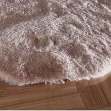 Jassrug Rabbit 30 Mm Fur-Like Plush Pelt – 70x100 & 100x140 Cm – 100% Polyester – Made In Turkey - Black and White - View 2