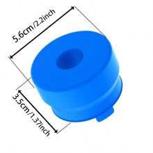 MYLOLF 1 pieza/2 piezas/3 piezas - Tapas para garrafas de agua de 3 y 5 galones, tapas de reemplazo reutilizables de silicona, tapas antiderrames para dispensadores de agua de botellas de 55mm
