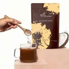 Mushroom Coffee USDA Organic With 6 Adaptogenic Mushrooms And MCT Oil, USA Grown Instant Coffee For Better Energy, Focus, Digestion, Immunity With Cordyceps, Lion's Mane, Turkey Tail, 30 Servings   2PCS - 2PCS - 查看 9