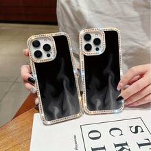 Funda para teléfono 1PC Teléfono Bling de Doble Cara, Parte Trasera Dura Suave a Prueba de Golpes, Multicapa, TPU + PC, Compatible con 16/15/14/13/12/11 Pro/Plus - Rosa - Ver 6