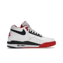 Nike Flight Legacy High-Top Retro Basketball Shoes, Red & White, Unisex