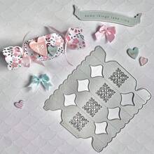 Candy Shape Gift Package Box 3D Embossing Metal Cutting Dies Stencil DIY Scrapbooking Album Paper Template Mold Decor