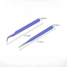 2pcs Tweezers, Scrapbook Stickers, And Tape Dispenser Multi-Functional Stationery Tools, DIY Trash Diary Album School Supplies, Back To School Essentials