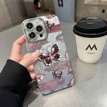 Funda para teléfono (1 unidad). Compatible con toda la serie 16/15/14/13/12/11 (incluidos 13/14 Pro, 15 Plus y 16 Pro). Funda protectora con láser IMD, nuevo diseño colorido con degradado de color, incluye protector de lente y un diseño híbrido clásico resistente a golpes. - Blanco - Ver 4