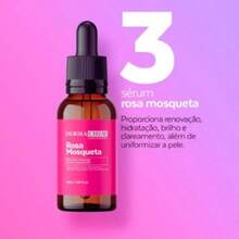 Dermachem Rosehip Skincare Kit+Rosehip Serum+R. Mosqueta Rhenuks Micellar Mousse-5 Items - Hồng - Xem 4