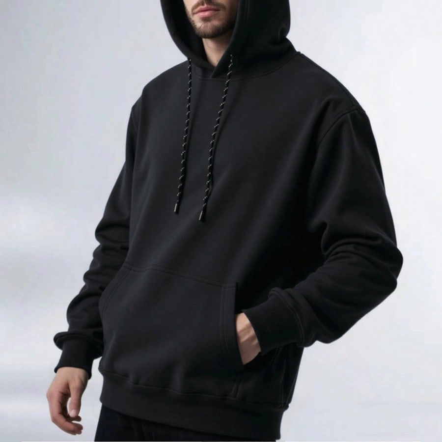 Sudadera deportiva con capucha holgada para hombre | Sudadera con capucha deportiva para hombre | Sudadera con capucha holgada para hombre | Chaqueta - SHEIN - Modalova