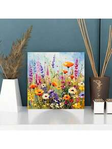 1 件 5D 彩色花卉设计钻石画套件、花卉艺术工艺礼品、DIY 钻石画、十字绣马赛克手工艺术礼品，适用于家居装饰（11.8 英寸 * 11.8 英寸）