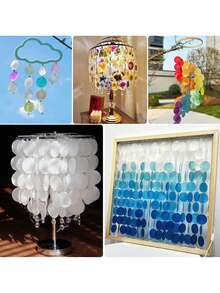 30 قطعة دوارة ملونة بألوان نمط مصنوعة يدويًا، تصميم ساحلي، طقم صنع الأجراس الصوتية، مناسبة للاستخدام الداخلي/الخارجي وديكور الحديقة، هدية مثالية للنساء وعشاق الأجراس الصوتية (الألوان عشوائية)