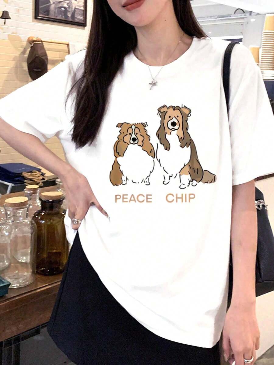 Women T-Shirts - 白色 - 查看 1