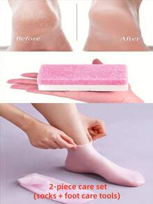 1 Pair High Elastic Moisture-Wicking Compression Socks, Reusable Aloe Vera Socks, Night SPA Socks, Non-Slip Gel Heel Socks, Unisex, Suitable For Dry Skin, Dry Feet, Rough Skin, Home Foot Care, Can Be Used With Favorite Lotions And Creams, Gift For Mom, Girls, Various Combinations, Suitable For Massage And Moisturizing Gel For Foot Care, Friend Gift, Women Gift - Multicolor - View 15