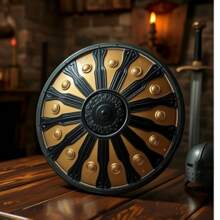 1pc Halloween Spartan Shield Prop Toy Plastic Sword Shield