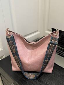 2026 Summer New Fashion Handbag, Shoulder Bag, Tote Bag, High-Quality Commuter Bucket Bag For Women - Pink - View 10