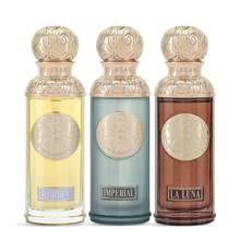 Set de 3 fragancias Gissah Willey Imperial: fragancias árabes premium de larga duración. Colección de aerosoles de fragancia de alta gama. Regalo perfecto para días festivos y ocasiones especiales. - Multicolor - Ver 2