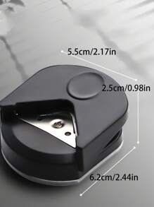 Flipchart Curved Photo Cutter,R4 Corner Punch Portable Paper Cutting Tool For Cards, Photo Cutting , DIY Craft Scrapbooking Tool, Corner Rounder, R4 Round Corner Cutter, Small Round Cutter, Chamfering Tool