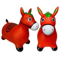 Horse Upa Upa Jump Jump With Musical Direct From The Factory - Red - View 1