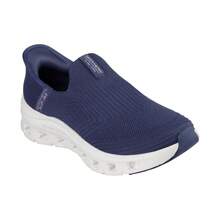 Skechers حذاء رياضي لون أزرق داكن من سكيتشرز غليد-ستيب برو 150422-Nvy للنساء - البحرية - مشاهدة 4