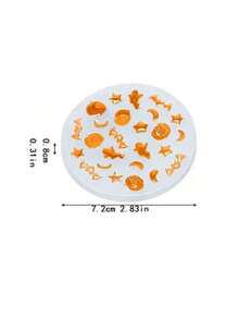 Khuôn silicon làm đế nến hình quả bí ngô, khuôn silicon hình lá phong, khuôn silicon hình quả bí ngô 3D để đúc nhựa Epoxy làm quà tặng nghệ thuật tự làm cho ngày lễ Tạ ơn trang trí nhà cửa - trắng - Xem 19