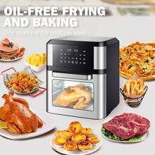 NetHong 12L Air Fryer Large Baskets Digital Heathy Cooker Kitchen Oven Low Fat 1750W UK Electric Multi-Function Cooker, Touch Screen, Smart Finish, Timer Function, For Bake, Grill And Dehydrate - UK Plug(220-240V) - View 2