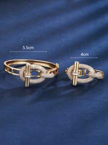 Nuovo arrivo, braccialetto alla moda atmosferico con fibbia OT, gioiello di lusso raccomandato
