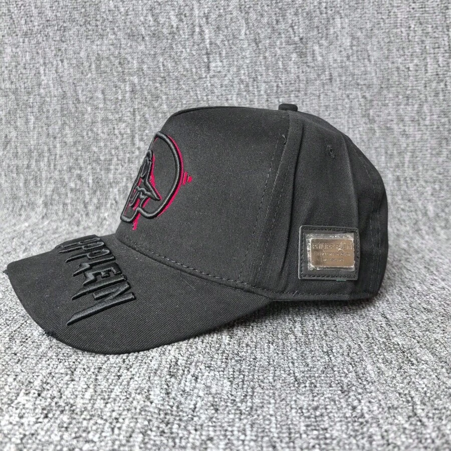 Halloween Black Skull Baseball Cap, Unisex Sports Casual Hat