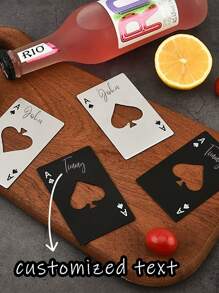 个性化开瓶器、扑克礼品、扑克开瓶器、派对小礼品、赌场扑克牌、伴郎求婚礼物、黑桃A、伴郎礼物、伴郎礼物、单身派对配饰、男友礼物、婚礼保存日期