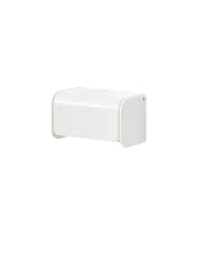 1 pièce Support mural pour brosse à dents sans perçage avec couvercle, Porte-brosse à dents électrique, Porte-dentifrice, Organisateur de brosse à dents auto-adhésif 2/5/6 fentes, Accessoires de rangement pour salle de bain (Blanc), Décoration de la maison et de la salle de bain Retour à l'école