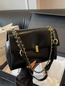 Dieser Jahr modische Shopper mit großer Kapazität, personalisierte minimalistische Unterarmtasche, neue Ketten-Schulter-Umhängetasche für den Berufsalltag