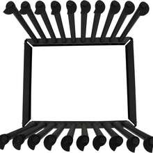 Danolapsi Truck Bed Windshield Rack,5-Slot Heavy Duty Steel Glass Holder With Rubber Pads & Mast Locks,  Cargo Organizer For Auto Glass Transport,25x21x24inch - 9 card slots - View 2