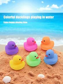 5/12/24pcs Mini Rubber Ducks – Colorful Floating Duck Toys For Baby Bathroom Shower Toys, Pool Party Favors, Christmas, Carnival Prizes, Kids Birthday Goodie Bags(Random Colors),Fidget Toys For Baby Girls And Boys,Toddler Bath Toys,Sensory Water Play Toys,Paddling Pool Toys For Kids,Christmas Decorations,Birthday Personalised Gifts,Cute Stuff
