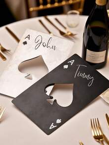 个性化开瓶器、扑克礼品、扑克开瓶器、派对小礼品、赌场扑克牌、伴郎求婚礼物、黑桃A、伴郎礼物、伴郎礼物、单身派对配饰、男友礼物、婚礼保存日期