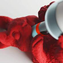 ORIZZONTE Decorative Rabbit Bottle Holder In A Fun Style – Wine Stand, Ironic Design For Kitchen, Table, Bar Or Original Gift For Wine Lovers, 27 * 11.9 * 16.3 Cm, 100% Made In Italy, Shipping From Italy