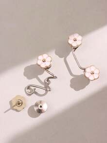 1 件金属时尚蛇皮纹理可调节腰带，可拆卸装饰，适用于裤子和裙子，防滑，适合夏季休闲穿着，可作为礼物 - 白色 - 查看 6