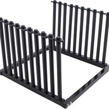 Danolapsi Truck Bed Windshield Rack,5-Slot Heavy Duty Steel Glass Holder With Rubber Pads & Mast Locks,  Cargo Organizer For Auto Glass Transport,25x21x24inch - 9 card slots - View 1