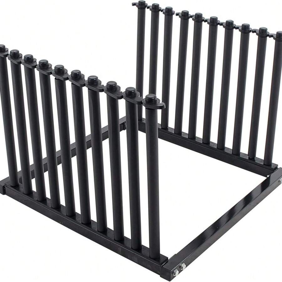 Danolapsi Truck Bed Windshield Rack,5-Slot Heavy Duty Steel Glass Holder With Rubber Pads & Mast Locks,  Cargo Organizer For Auto Glass Transport,25x21x24inch - 9 card slots - View 1