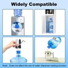 MYLOLF 1 pieza/2 piezas/3 piezas - Tapas para garrafas de agua de 3 y 5 galones, tapas de reemplazo reutilizables de silicona, tapas antiderrames para dispensadores de agua de botellas de 55mm