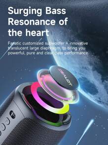 ZEALOT ZEALOT Wireless Speaker IPX7 Waterproof Wireless Speaker With 20W Loud Stereo Sound Outdoor Portable Speakers With Wireless 5.2 6H Playtime RGB Light Long Battery Dual Pairing For Home Party