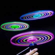 10Pcs LED Pull String Flying UFO, Outdoor Party Toys, Suitable For Birthday Gifts, Holiday Gifts, Party Gifts, Outdoor Party Carnival Supplies(1/5/10pcs)
