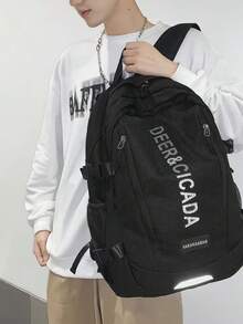 Large Capacity, Simple And Casual Backpack For Laptops, For Men And Women, For High School Students, College Students, Couples, Multi-Functional, Suitable For Many Occasions, Excellent Storage Capacity