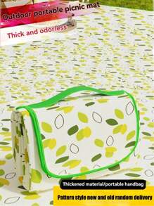 1 件大号加厚防沙防水垫、野餐毯、户外防水可折叠野餐垫、便携式野营垫，适合家人、朋友露营野餐（39.3 * 59 英寸） - 彩色 - 查看 1