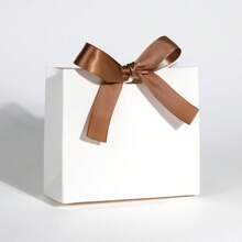 20pcs 11.5x4.5x10cm Mini Paper Bags With Customized Letters & Texts, White, Brown, Gold, Suitable For Packaging Small Gifts Like Chocolates, Candies, Soaps, Essential Oil Soaps, Handicrafts. Suitable For Various Festivals, Parties, Weddings, Anniversaries, Or Small Business Product Packaging. Stylish, Adorable, High-Quality Custom, Personalized, Unique Ideal Gifts For Her Boyfriend, Girlfriend, Dad, Mom, Family, Friends, Son, Daughter, School Students, Kids For Anniversaries, For Birthdays School, Office, Home