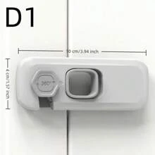 10 pièces/6 pièces/4 pièces conviennent pour les serrures et les armoires de rangement des réfrigérateurs blancs, des tiroirs ou des armoires. Empêche la poussière de pénétrer dans l'armoire, empêche les fuites d'air du réfrigérateur, protège les enfants contre le pincement des doigts.