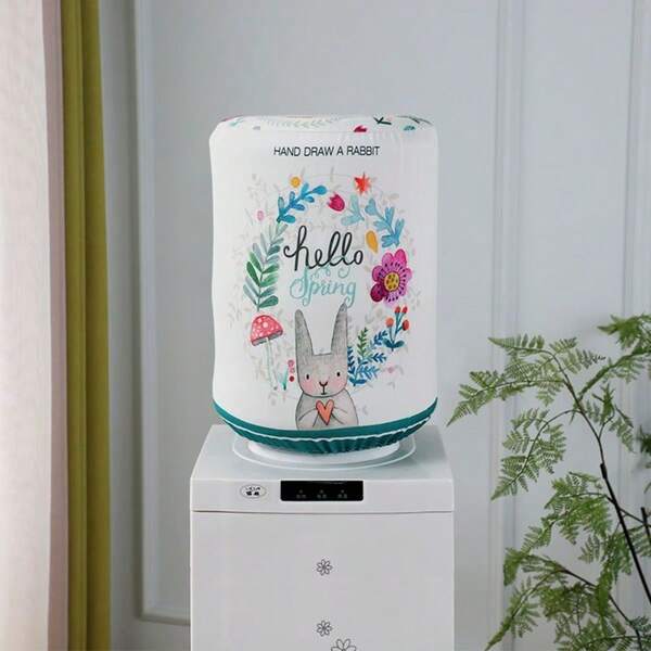 1piece Elastic Cloth Water Dispenser Bucket Dust Cover For 5 Gallon Water Dispenser Dust Cover 18.9L Universal Water Container Cover