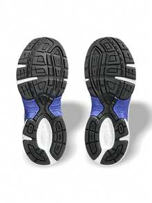 Asics Gel-1130 小学运动鞋 白色 普鲁士蓝 支撑凝胶 缓冲 耐用 轻便 1204A163-105 - 白色/藍色 - 查看 6