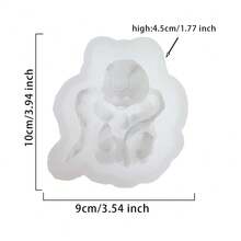 硅胶模具树脂铸造模具珠宝铸造工具适用于春季，情人节，父亲节，母亲节，感恩节，生日礼物DIY模具适用于家居装饰，配饰，胸针适用于手工皂滴胶杯蜡配件